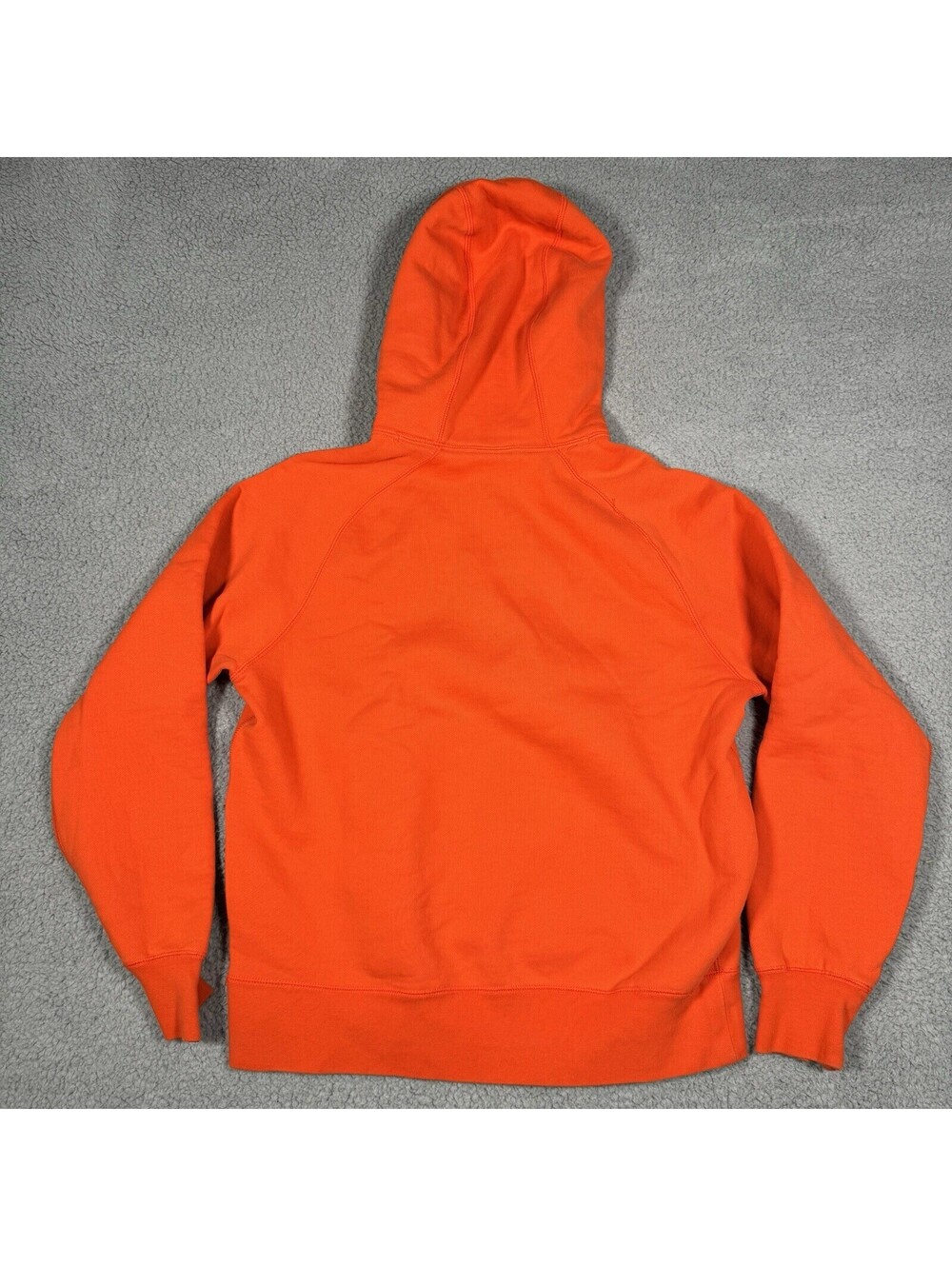 Nike Medium Center Swoosh Orange Hoodie Re Tag Sweatshirt Pullover Y2K - Picture 7 of 7